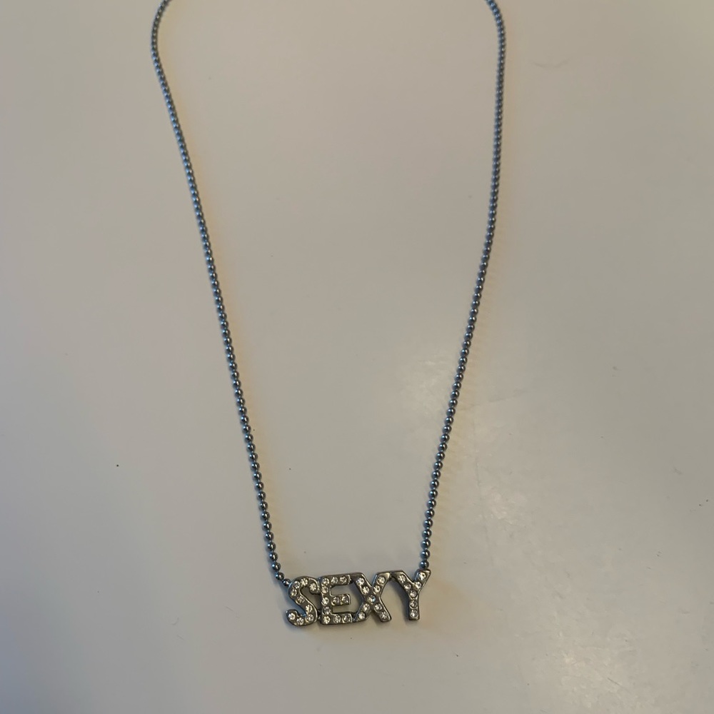 Necklace With Rhinestones - Picture 4 of 7